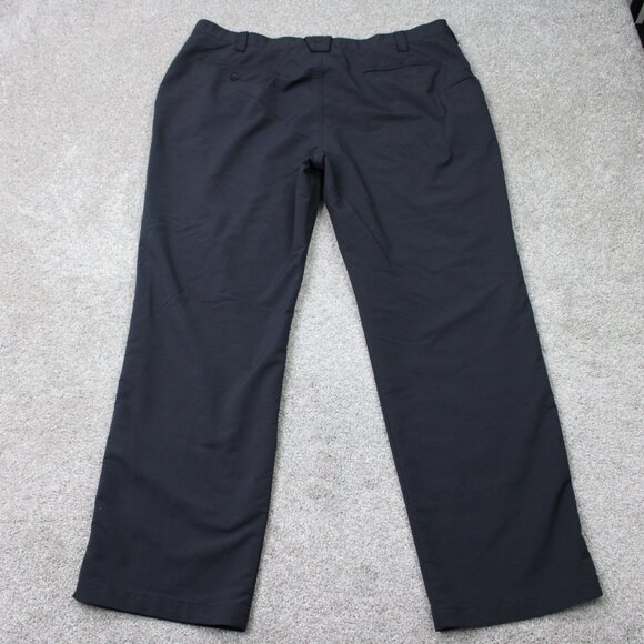 Under Armour Pants Mens 40x32 Black UA Golf Drive Tapered Leg Nylon/Poly Stretch - Picture 6 of 12